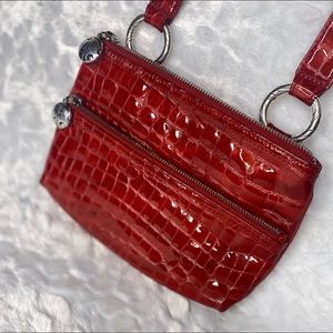 Reptile print Brighton crossbody purse